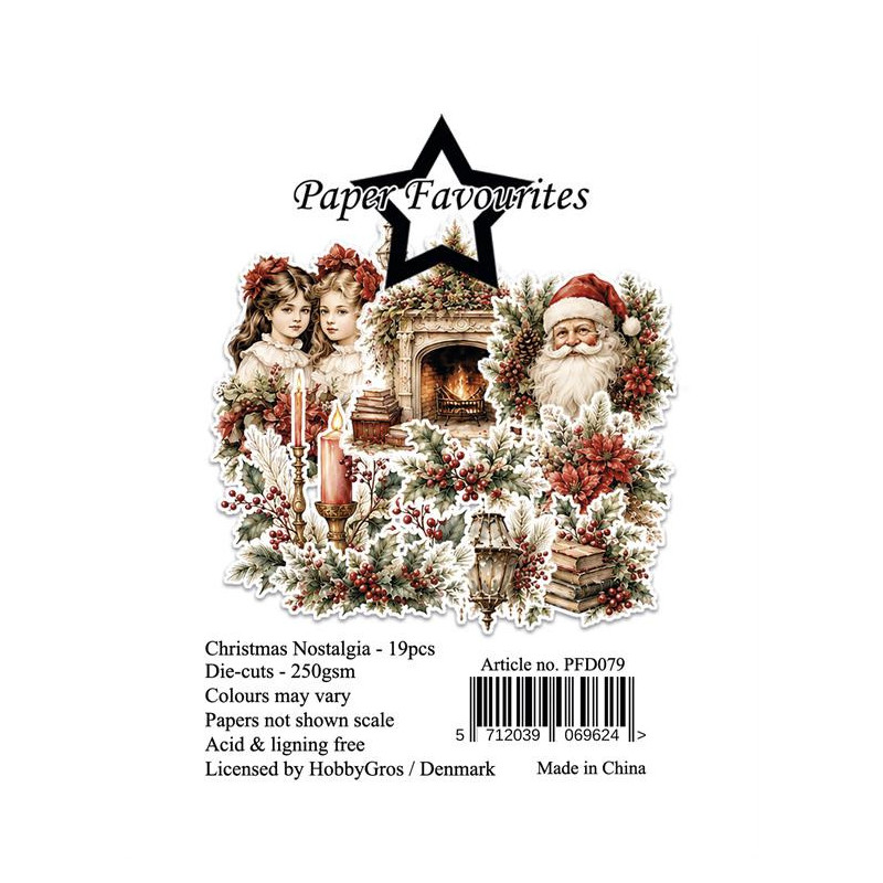 Paper Favourites - Die Cuts - Christmas Nostalgia - PFD079