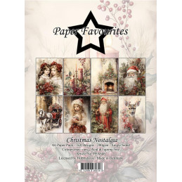 Paper Favourites - Papirpakke A6 - Christmas Nostalgia - PFA646