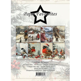 Paper Favourites - Papirpakke A6 - Silent Winter - PFA649