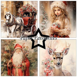Paper Favourites - Papirpakke 15x15 - Christmas Nostalgia - PF600