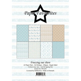 Paper Favourites - Papirpakke A5 - Freezing Out There - PFA241