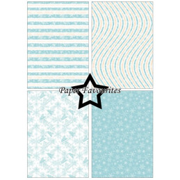 Paper Favourites - Papirpakke A5 - Freezing Out There - PFA241