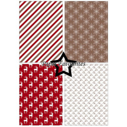 Paper Favourites - Papirpakke A5 - Simply Christmas - PFA242