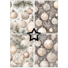 Paper Favourites - Papirpakke A5 - Winter Elegance - PFA243