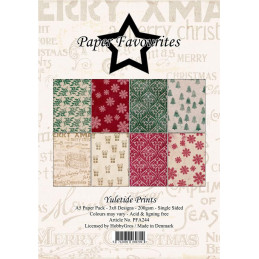 Paper Favourites - Papirpakke A5 - Yuletide Prints - PFA244