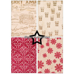Paper Favourites - Papirpakke A5 - Yuletide Prints - PFA244