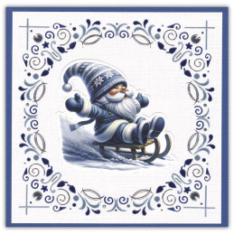 Dot And Do 312 - Blue Winter Gnomes