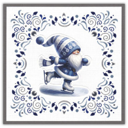 Dot And Do 312 - Blue Winter Gnomes