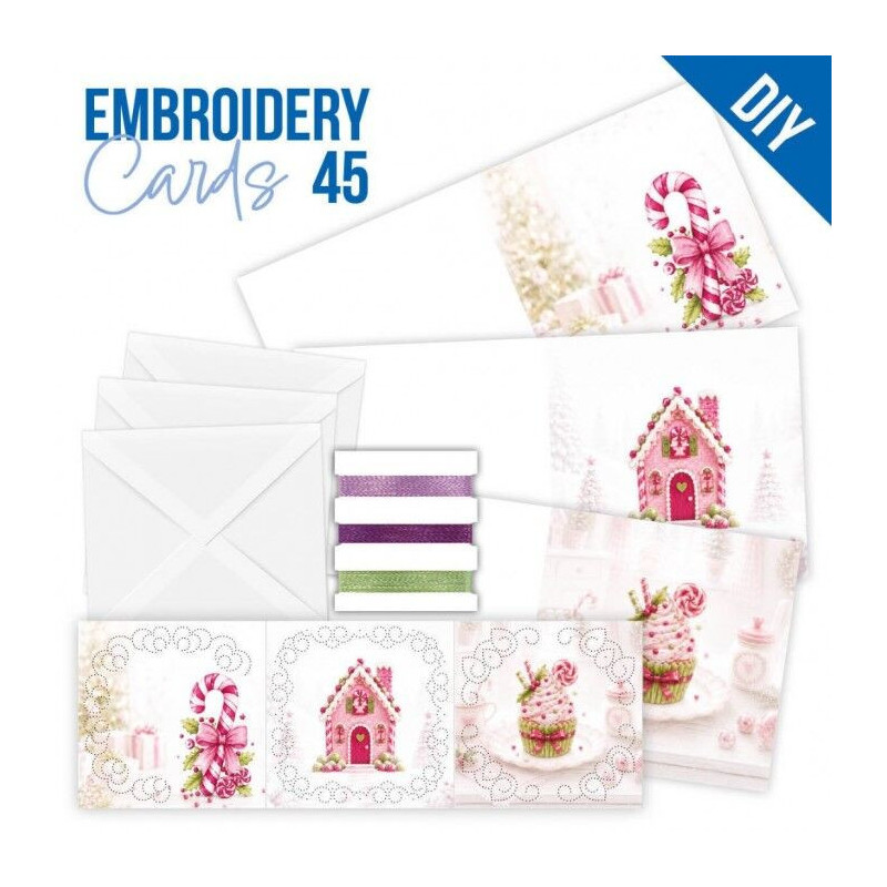 Stitch And Do Cards 45 - Candy Christmas