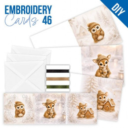 Stitch And Do Cards 46 - Christmas Woodland Goods