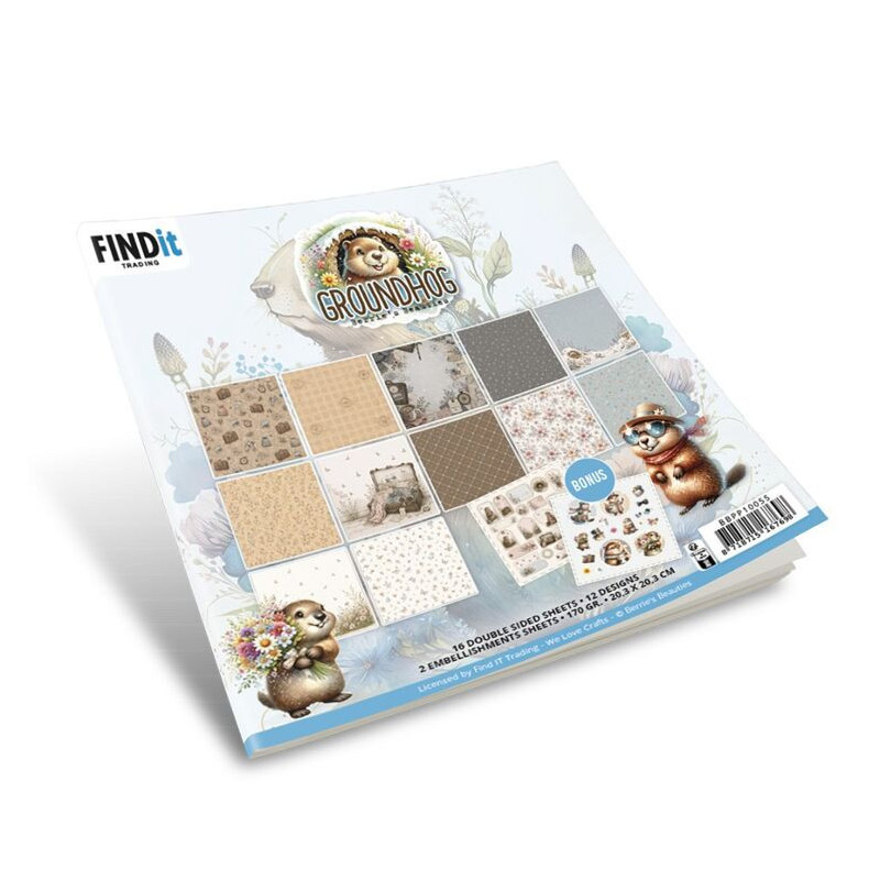 Berries Beauties - Papirblok - Groundhog - BBPP10055