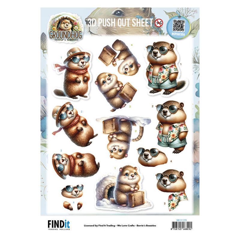 Pushout - Berries Beauties - Groundhog - Holiday Ready - SB11173