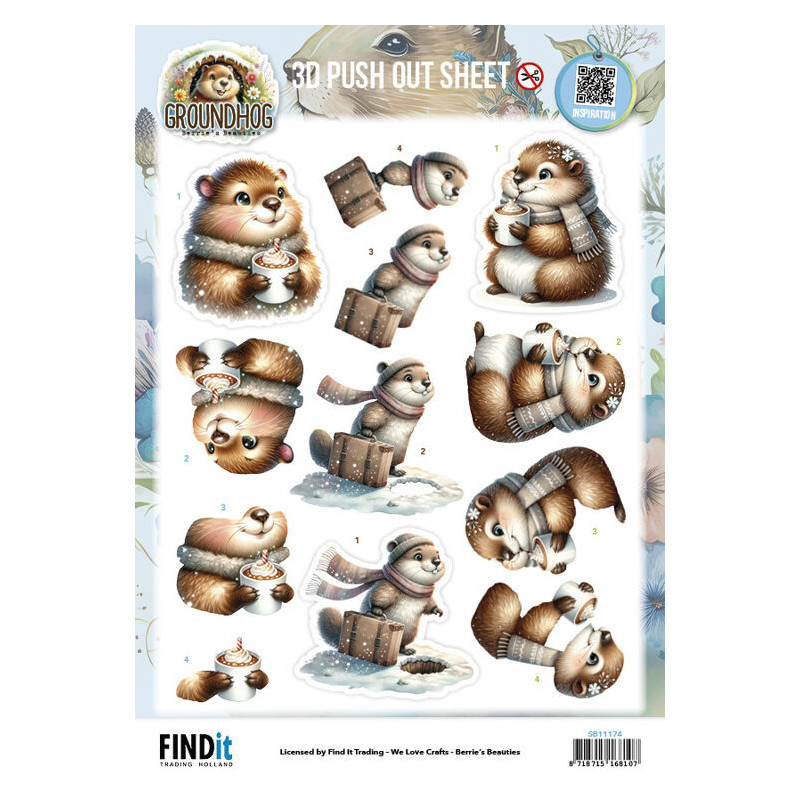 Pushout - Berries Beauties - Groundhog - Winter Bliss - SB11174
