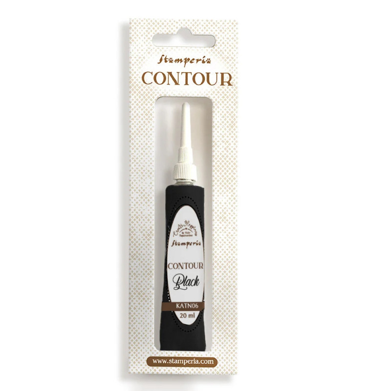 Stamperia - Create Happiness Contour Liner - Black