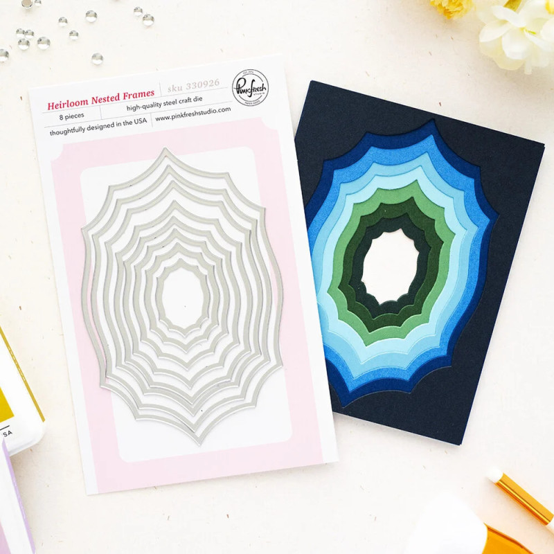 Pinkfresh Studio - The Simple Things - Heirloom Nested Frames - 330926