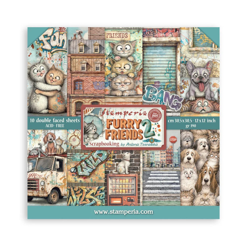 Stamperia - Furry Friends 2 - SBBL194