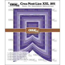 CREAlies - Crea-Nest-Lies XXL No. 201 - Banner C Smooth - CLNestXXL201