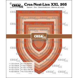 CREAlies - Crea-Nest-Lies XXL No. 203 - Banner D Church/Arch Smooth - CLNestXXL203