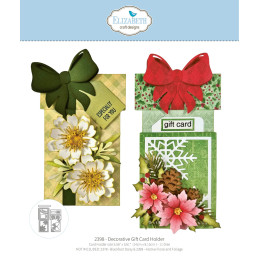 Elizabeth Craft Designs - Paper Flowers - Decorative Gift Card Holder