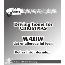 By Lene - Stempel - Danske Tekster - BLS1280