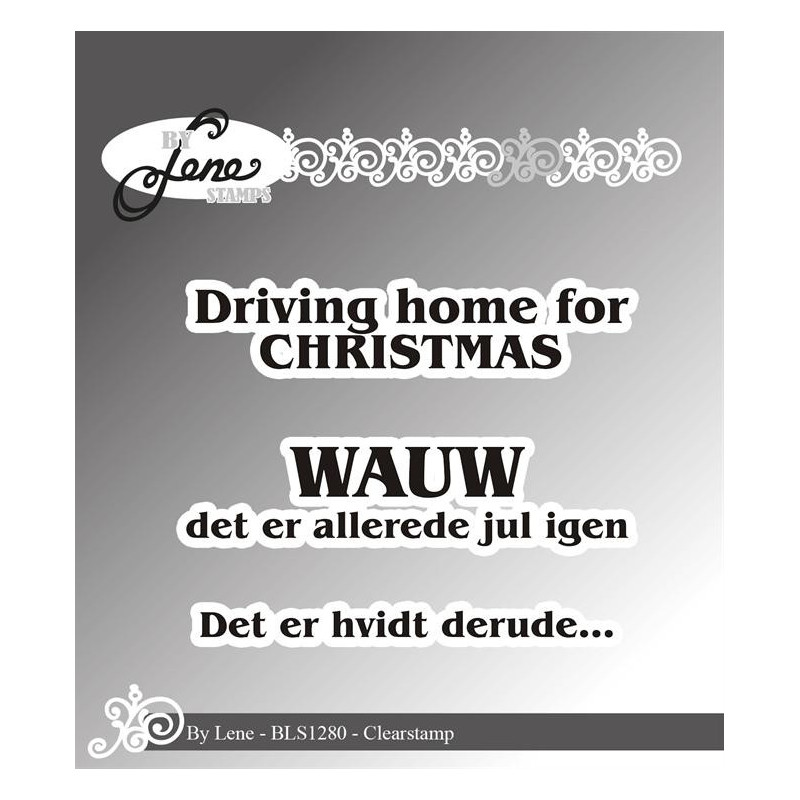 By Lene - Stempel - Danske Tekster - BLS1280