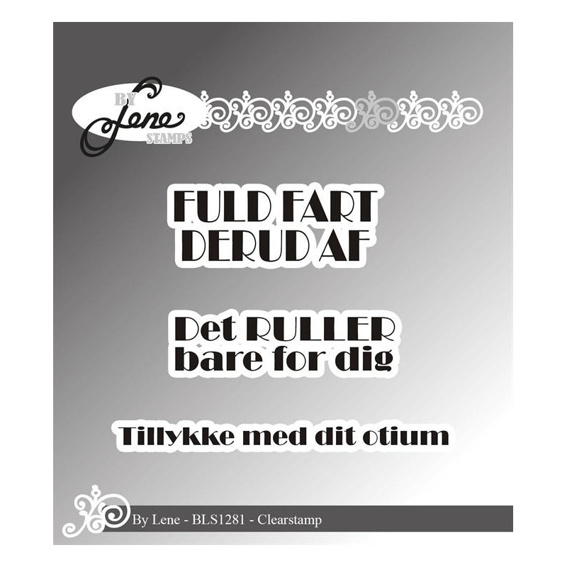 By Lene - Stempel - Danske Tekster - BLS1281