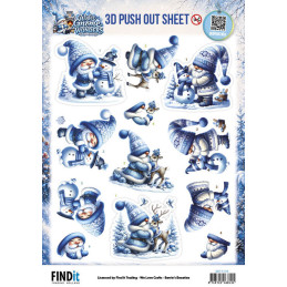 Pushout - Berries Beauties - Winter Gnome Wonders - Frosty Friends - SB11176