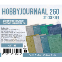 Hobbyjournaal Stickerset 260