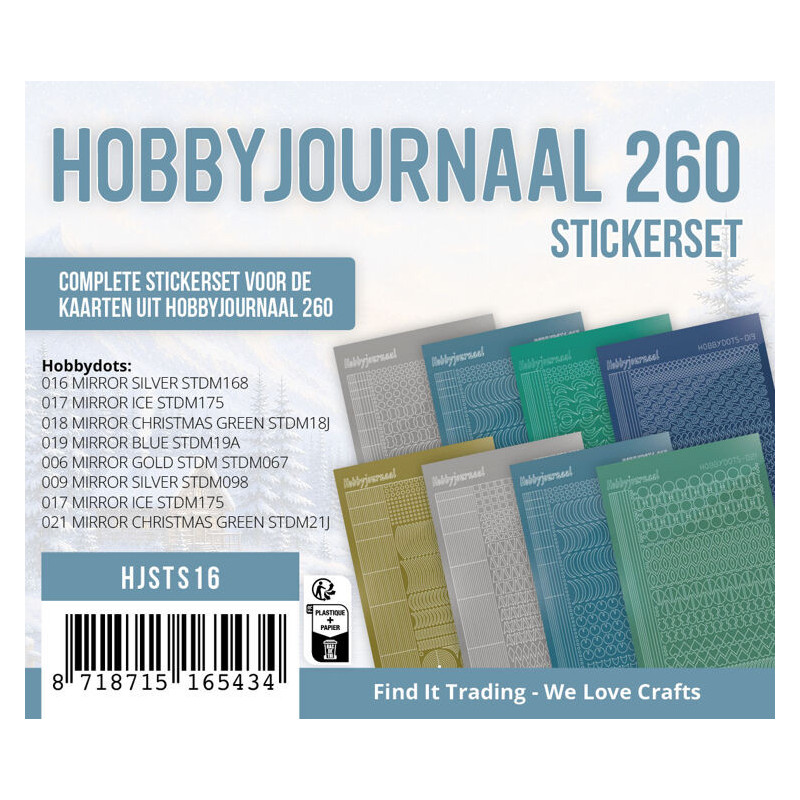 Hobbyjournaal Stickerset 260