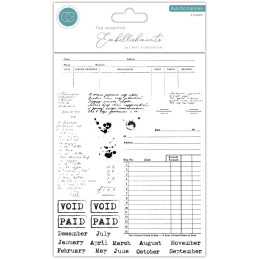 Craft Consortium - Rub On Transfers - Old Ledger