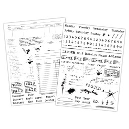 Craft Consortium - Rub On Transfers - Old Ledger