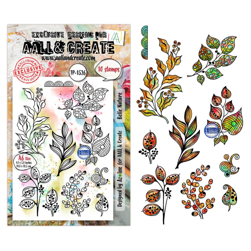 AALL And Create - Stamp Set A6 - Merveilles d'Automne - Belle Nature - AALL-TP-1526