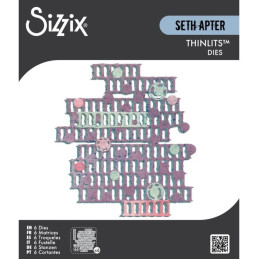 Sizzix - Seth Apter - Thinlits Die - Stackers - 667230