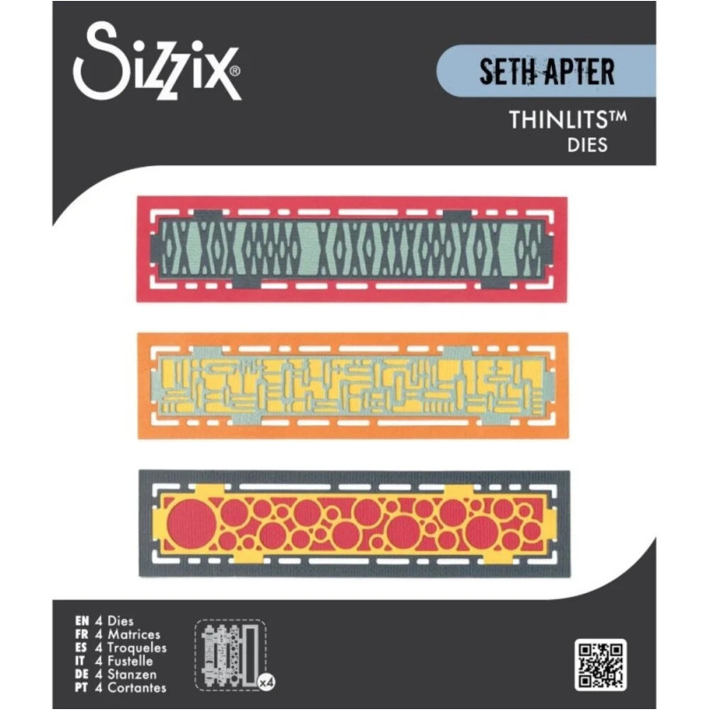 Sizzix - Seth Apter - Thinlits Die - Sockets 1 - 667232