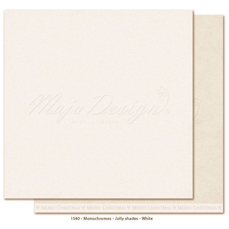 Maja Design - Monochromes - Jolly - White - MONO-1540