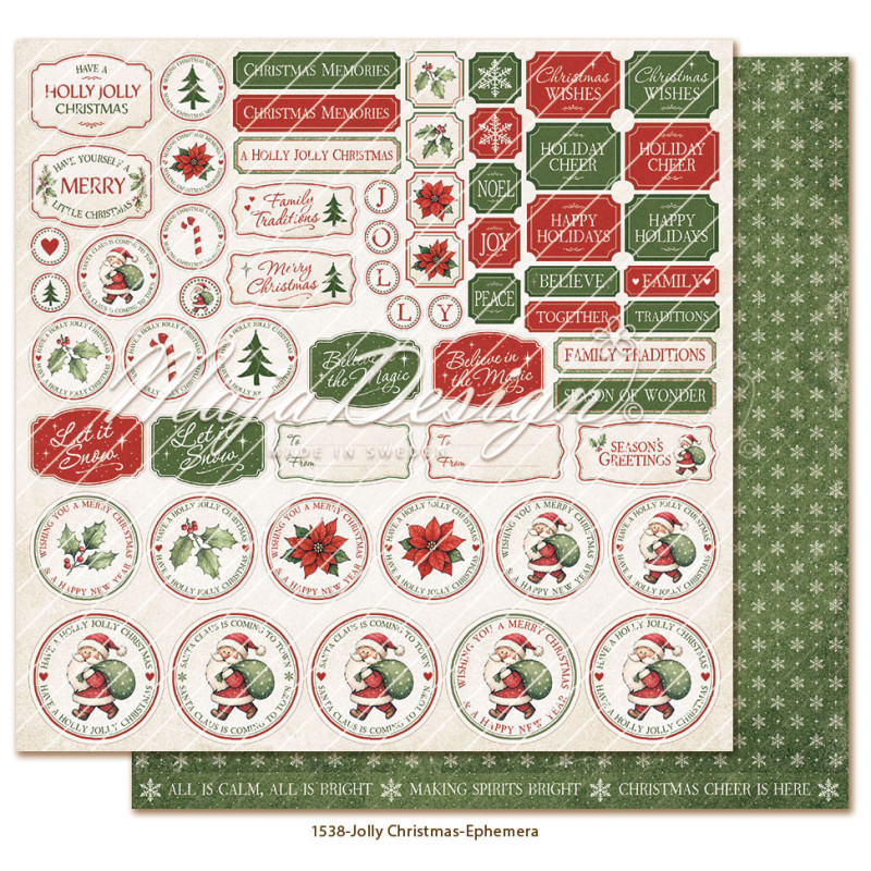 Maja Design - Jolly Christmas - Ephemera - JOL-1538