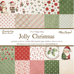 Maja Design - Papirpakke 15x15 - Jolly Christmas