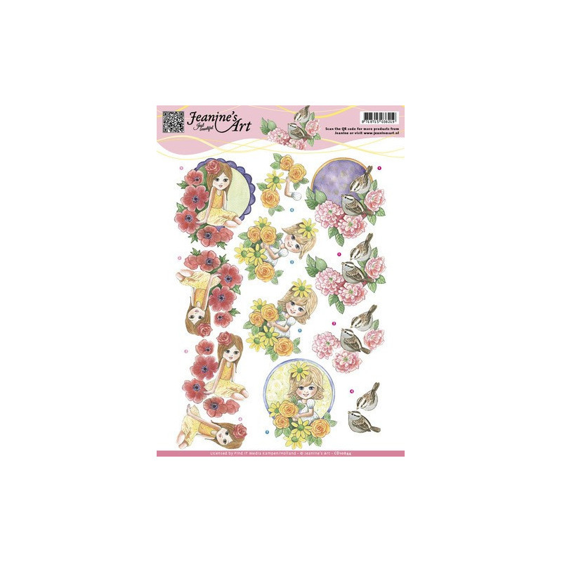 Jeanine's Art - Spring Flowers - CD10844 Jeanine's Art - Spring Flowers - CD10844