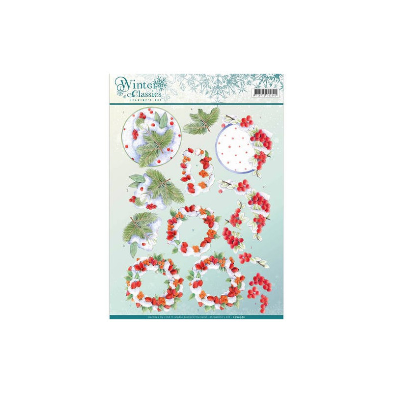 Jeanine's Art - Winter Classics - Winterberries - CD10970 Jeanine's Art - Winter Classics - Winterberries - CD10970