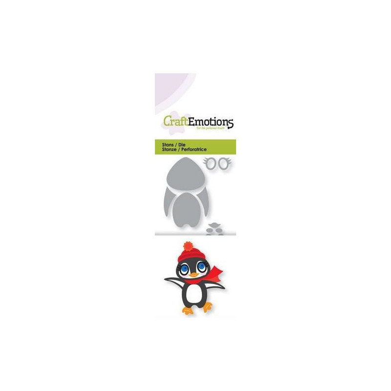 CraftEmotions - Penguin 3D - 115633/0195