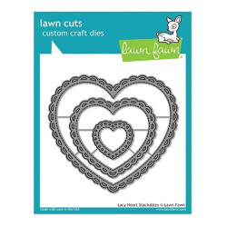 Lawn Fawn - Lacy Heart...