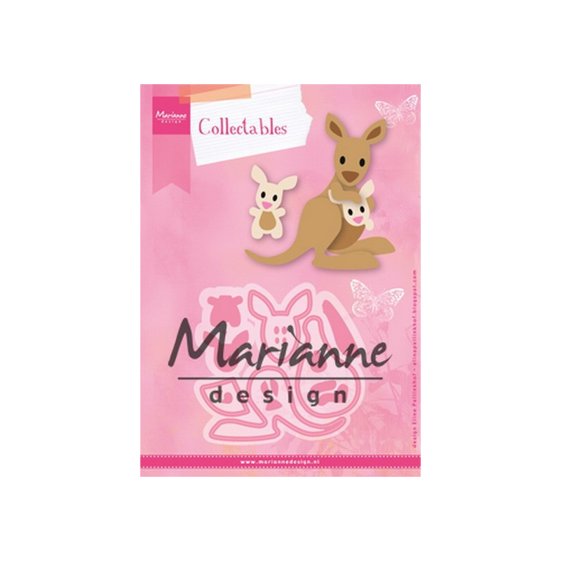Marianne Design - Collectables - Eline's Kangaroo & Baby - COL1446