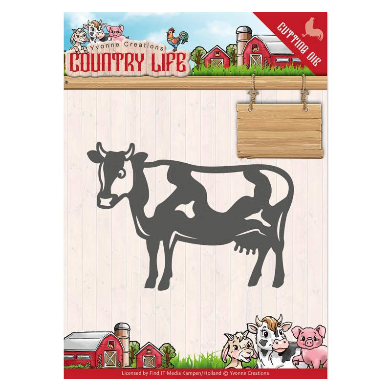 Yvonne Creations - Country Life - Cow