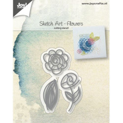 Joy! - Sketch Art Flowers -...