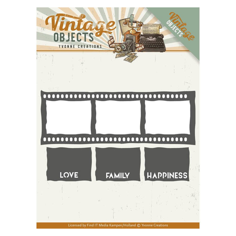 Yvonne Creations - Vintage Objects - Film Strip - YCD10133