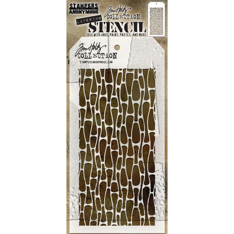 Stampers Anonymous - Tim Holtz - Layered Stencil - Cells