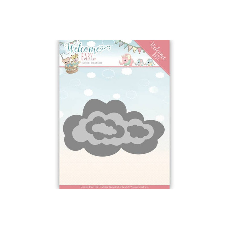 Yvonne Creations - Welcome Baby - Nesting Clouds - YCD10137