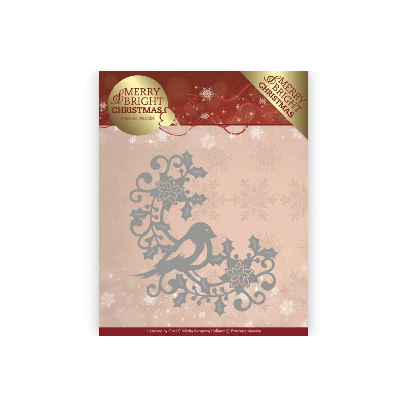 Precious Marieke - Merry And Bright Christmas - Bird Corner - PM10130
