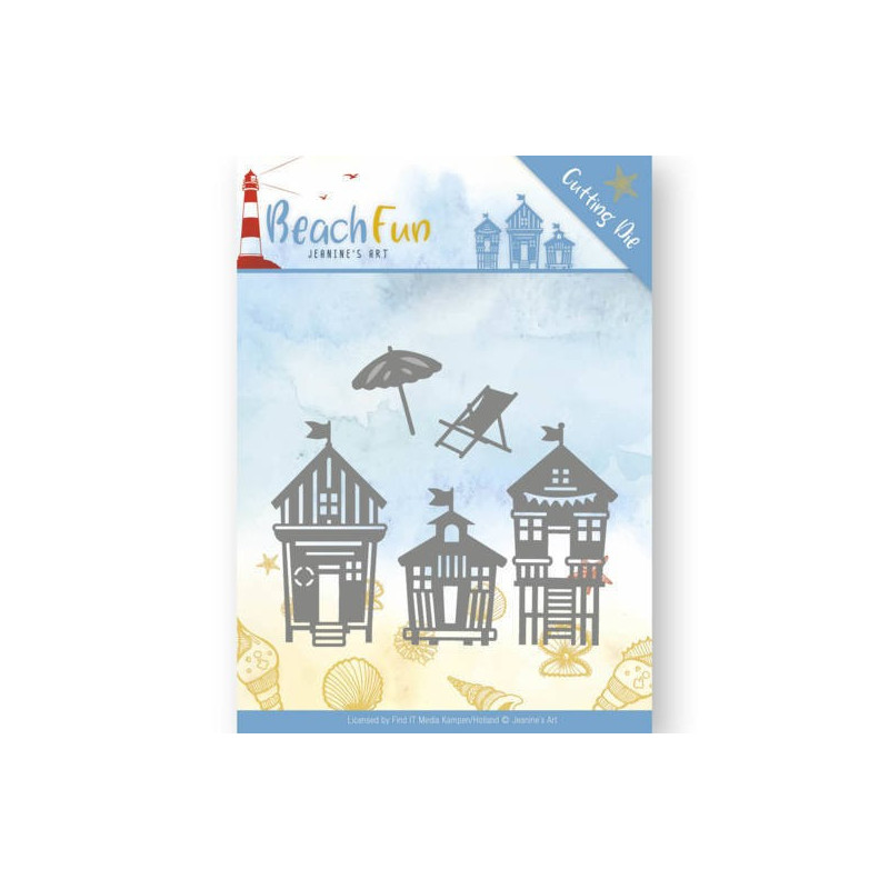 Jeanines Art - Beach Fun - Beach Houses - JAD10040
