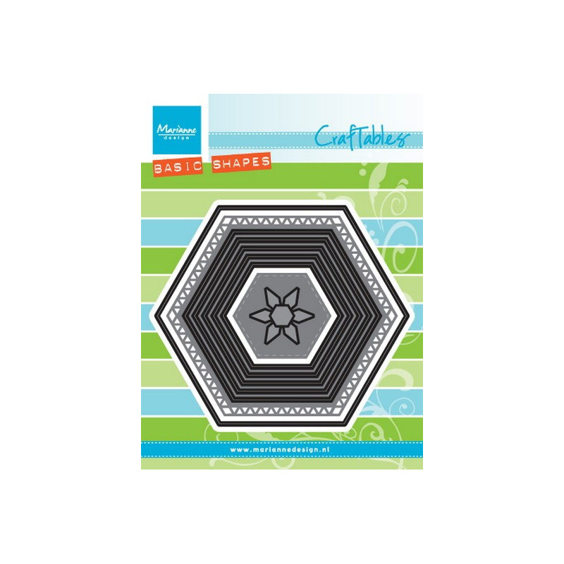 Marianne Design - Craftables - Basic Set: Hexagon - CR1444